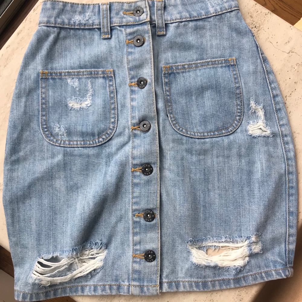 High waisted jean skirt from LF